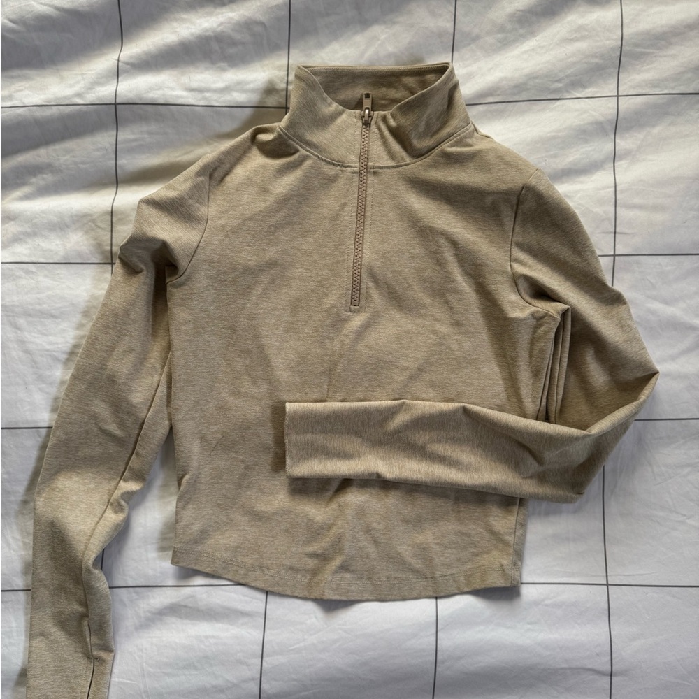 Year of Ours Tan Cowl Neck Sweater